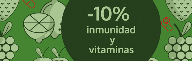 10% Descuento en Defensas Vitaminas y minerales en Farmacia