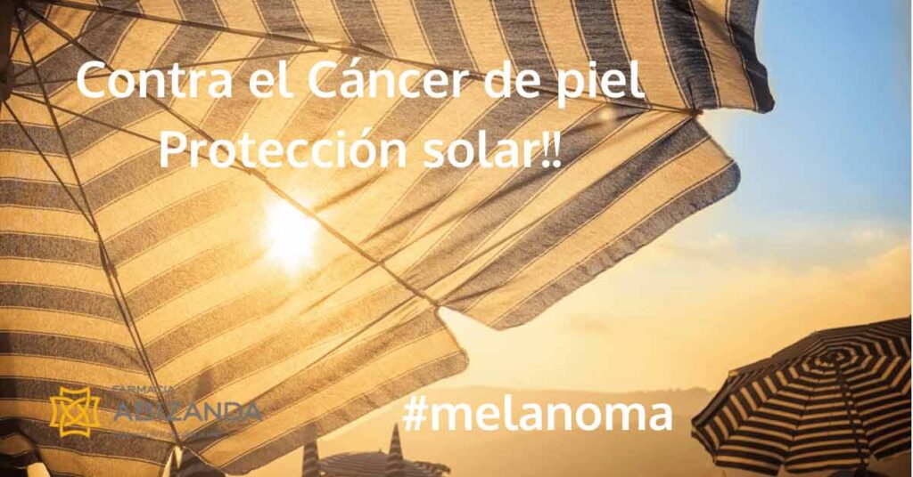 Protección solar en verano melanoma
