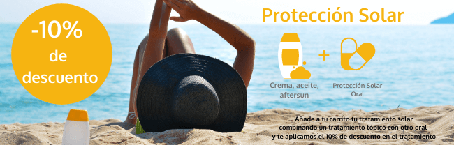 protección solar promocion crema solar + protección solar oral
