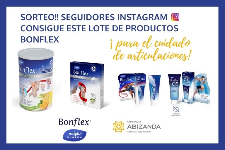 Sorteo Bonflex en Farmacia Abizanda participa y llévate este lote de productos
