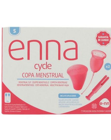 Guía para elegir tu talla de copa menstrual Enna